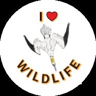 A Ride For Life I love Wildlife sticker