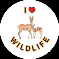 A Ride For Life I love Wildlife sticker