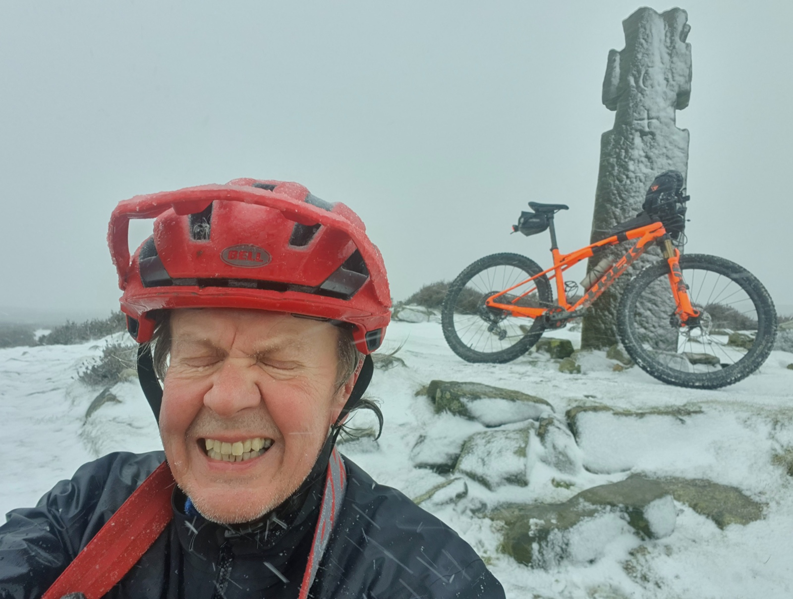 Rob Heap cycling through the North York Moors to promote A Ride For Life